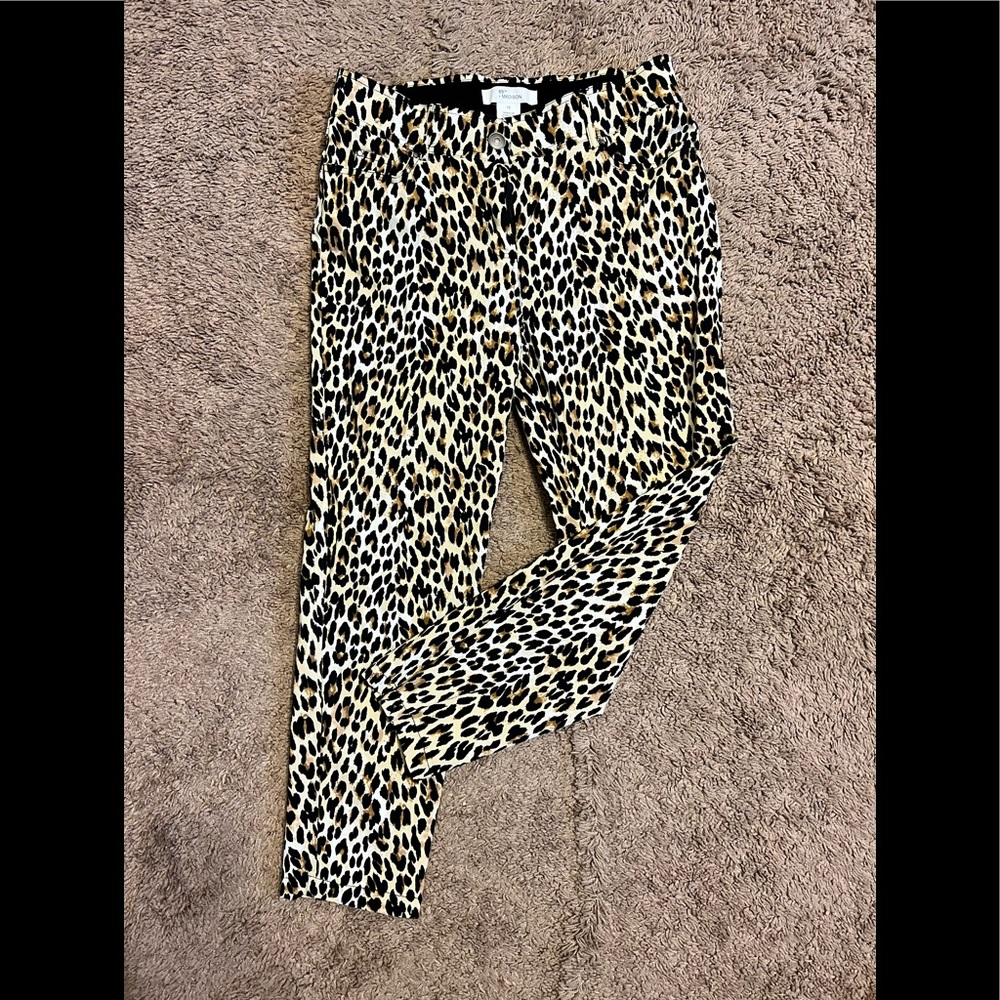 Cheetah/ Leopard Print size 10 pants